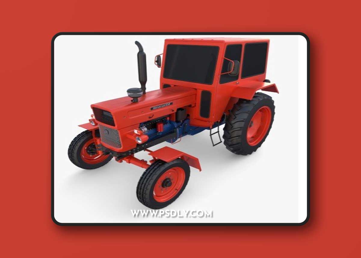 U650 Tractor v8 3D model