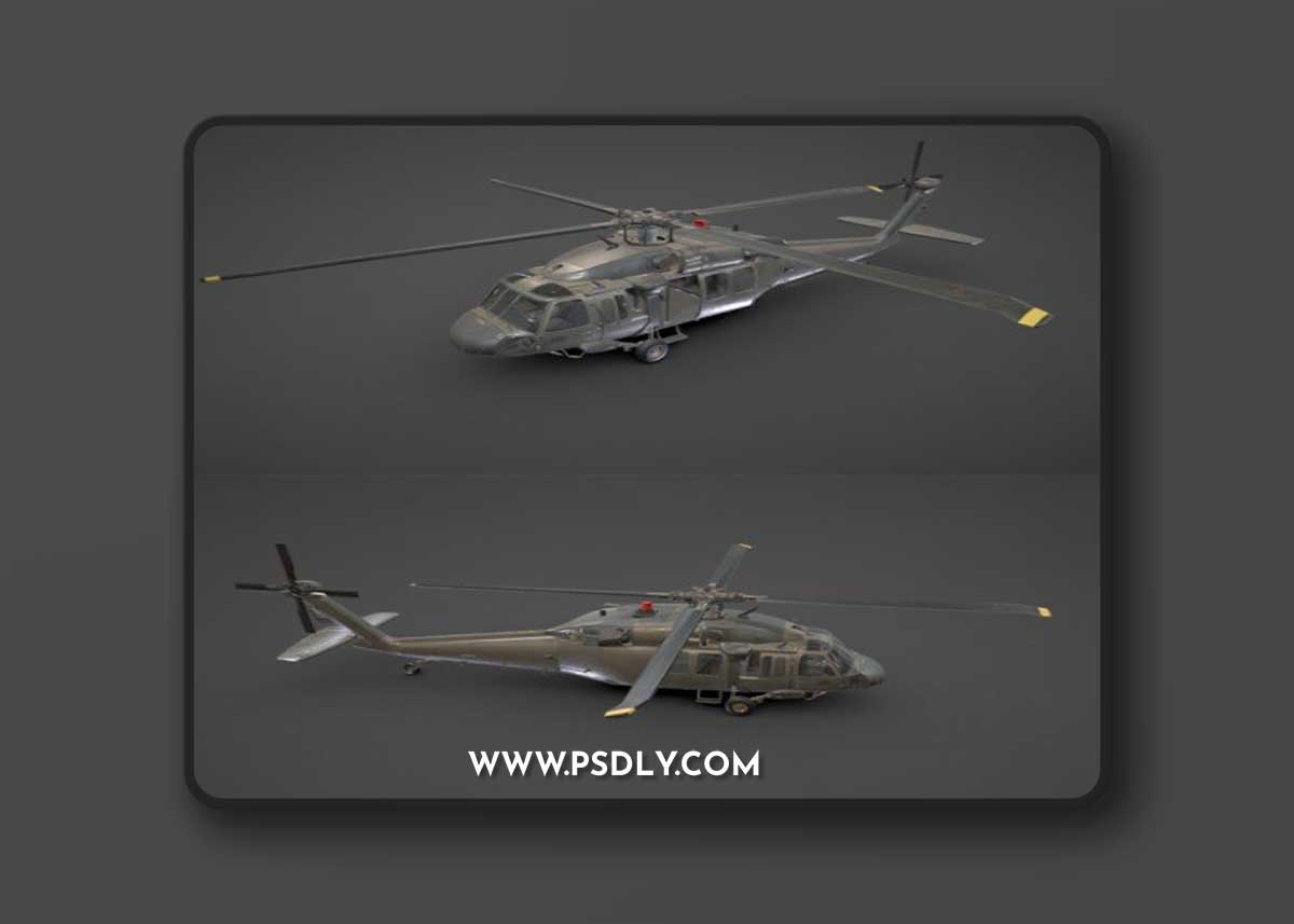 UH-60 Black Hawk 3d model