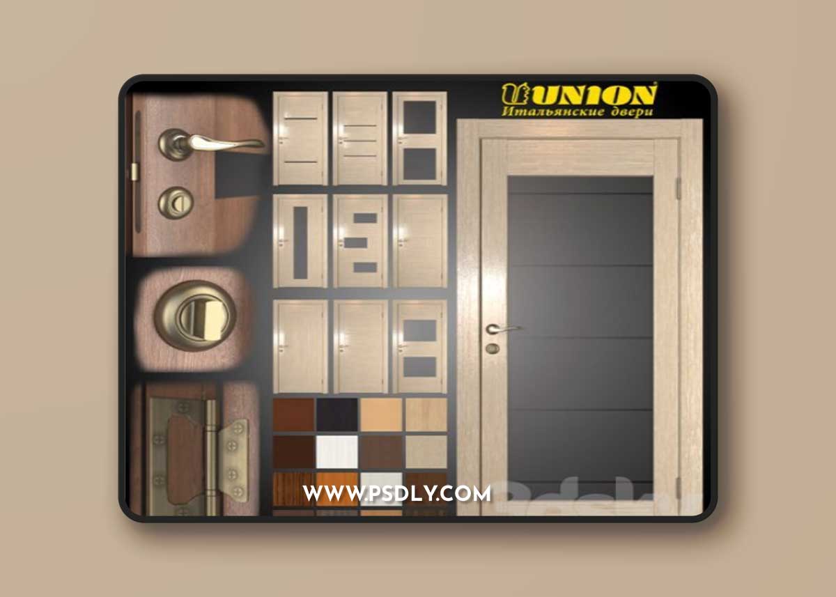 Union Doors (10 pcs. 16 colors) Infinity Collection