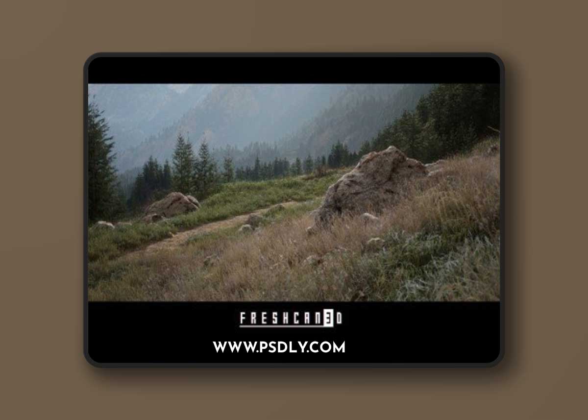 Unreal Engine - Mountain Grassland Environment 2x2 km (5.1)