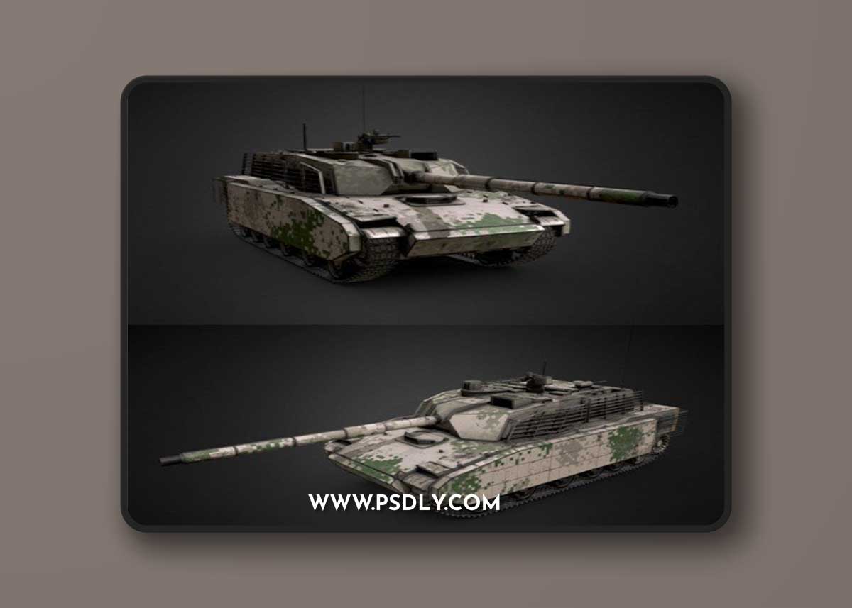 VT-5 Tank 3d model