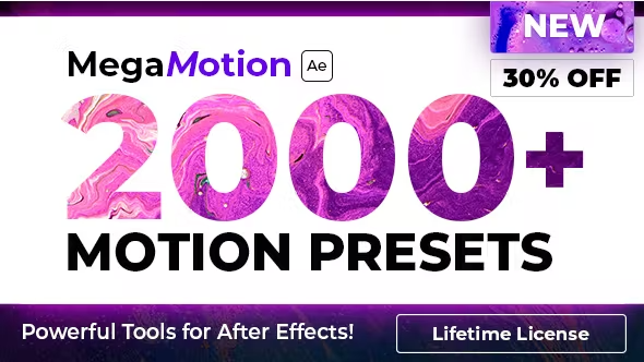 Videohive - MegaMotion | Animation Motion Presets - 40576931