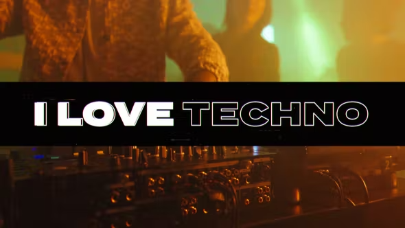 Videohive Typography Rave Intro 42727959