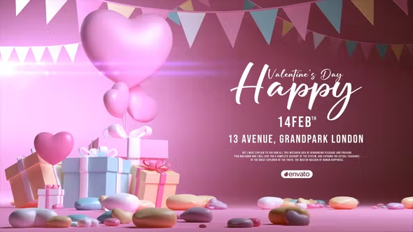 Videohive Valentines Invitation 42784655