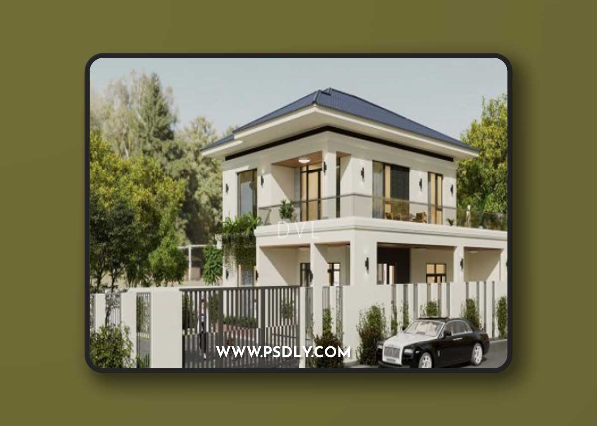 Villa Exterior Model by Vu Long