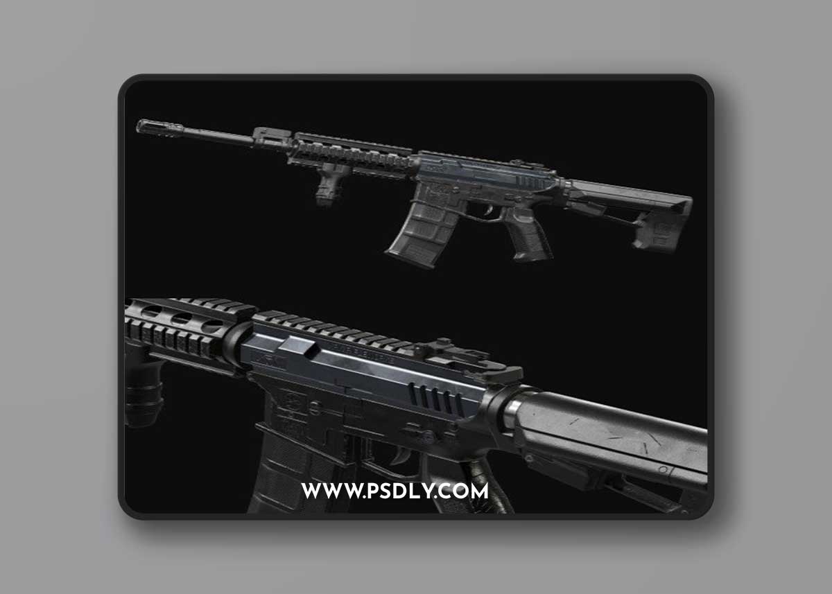 XRK M4 Carbine 3D model