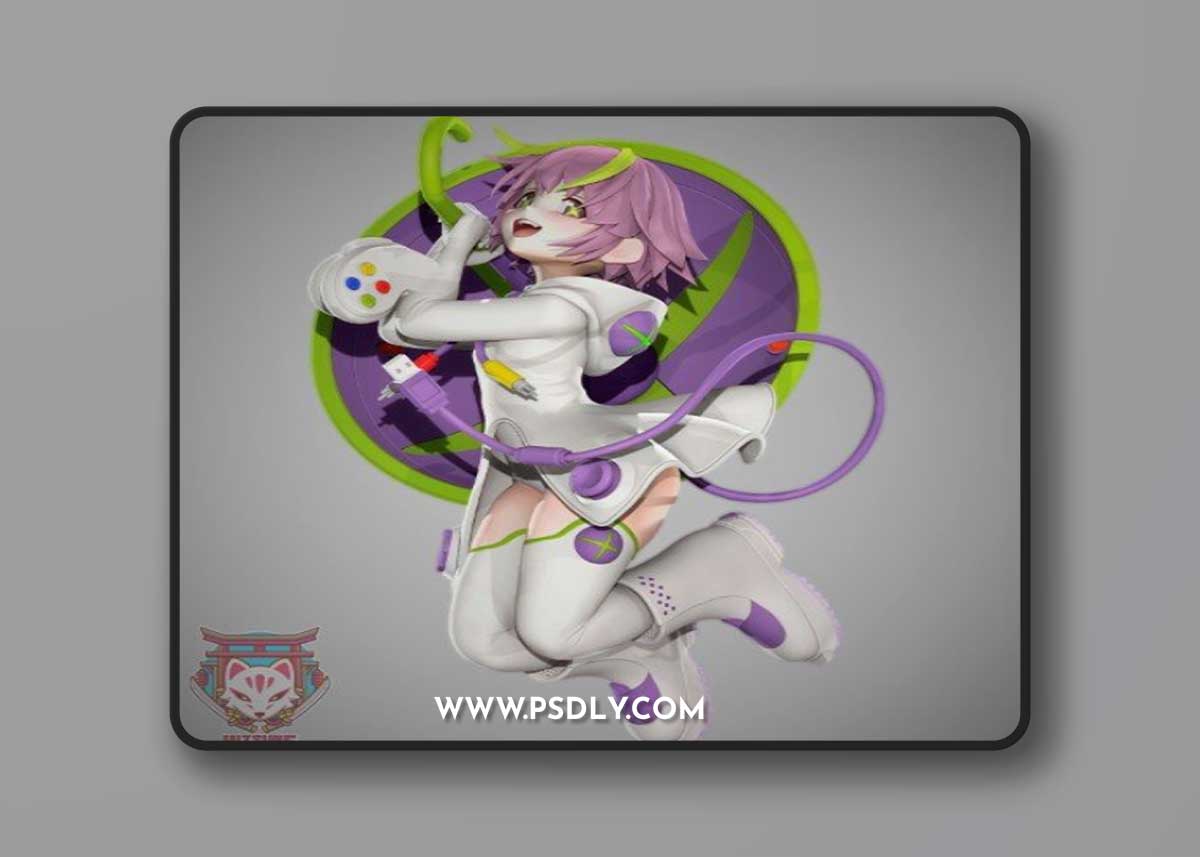 Xbox 360 Girl – 3D Print Model