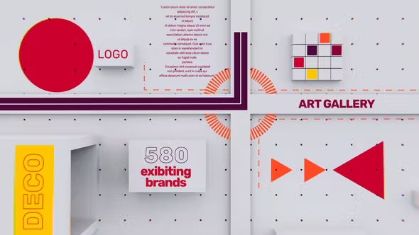 Videohive Abstract Gallery Exhibition 43021953