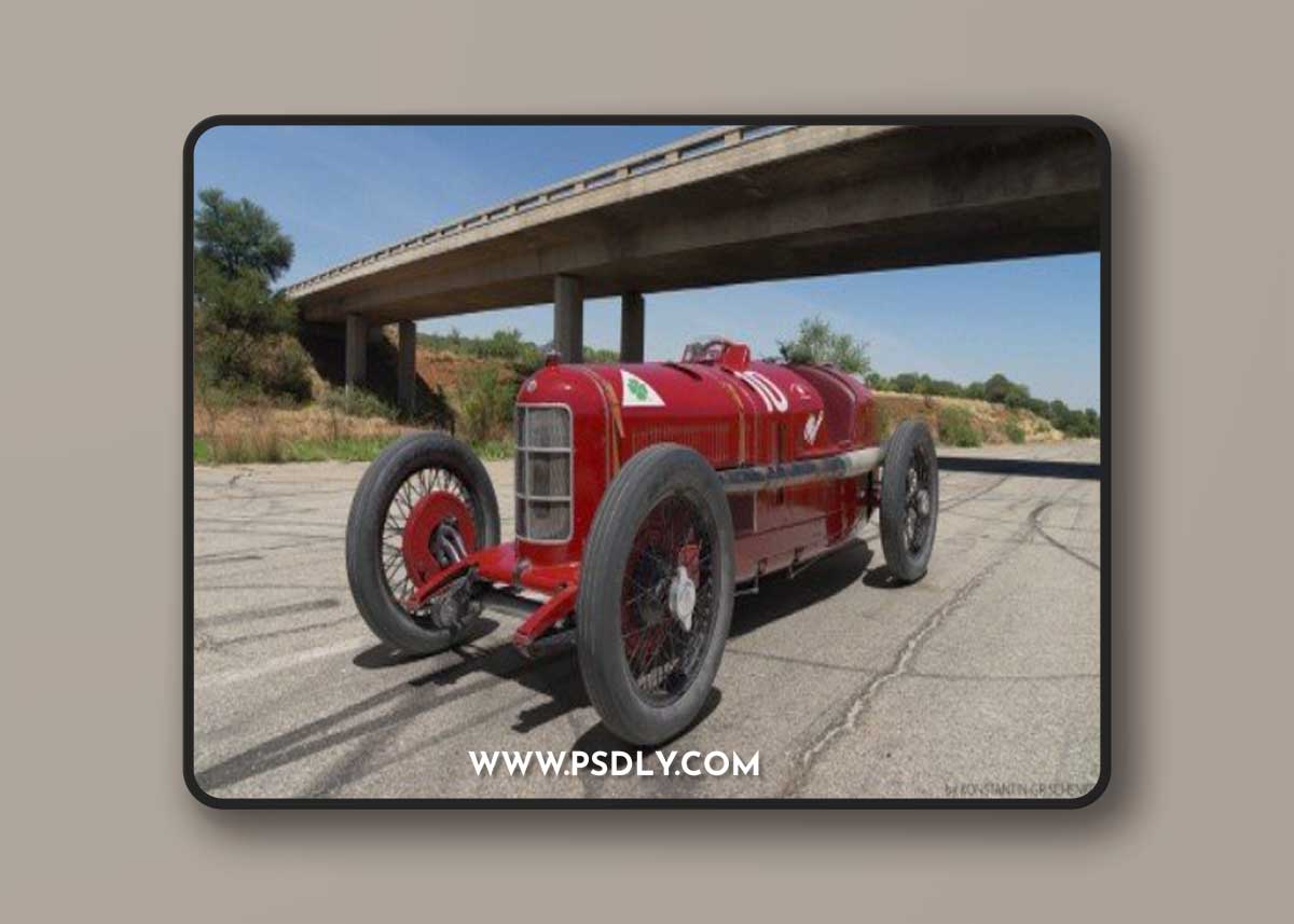 1924 Alfa Romeo P2 3D Model