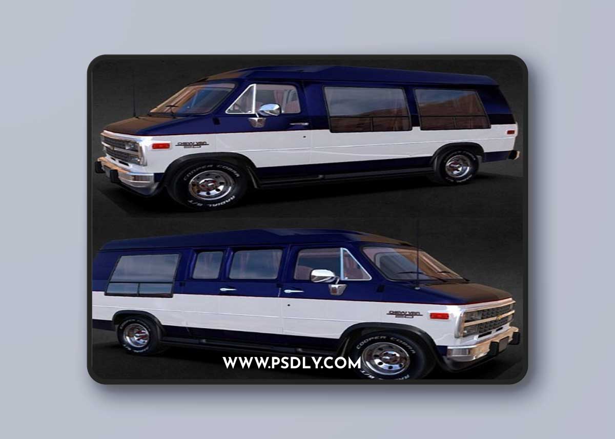 1992 Chevrolet G20 3D Model