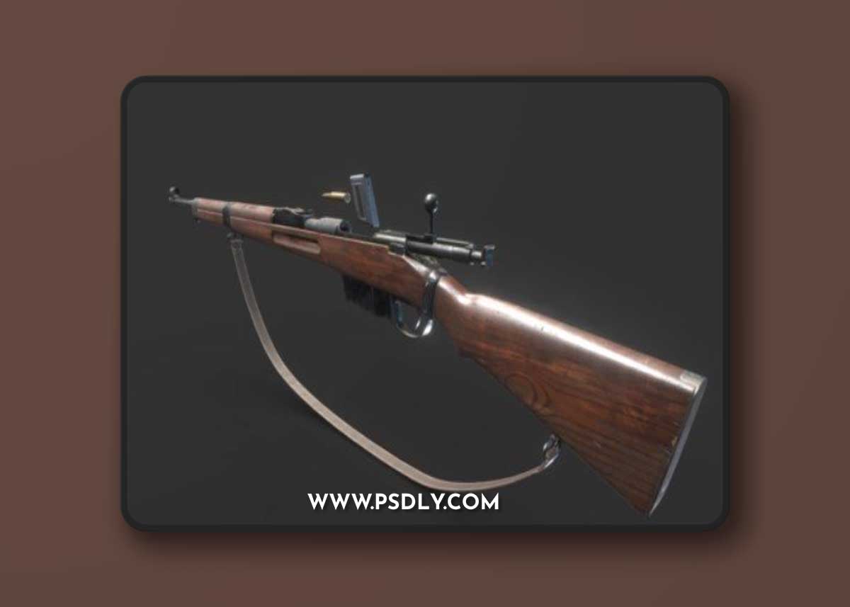 35M Manlicher 3D model