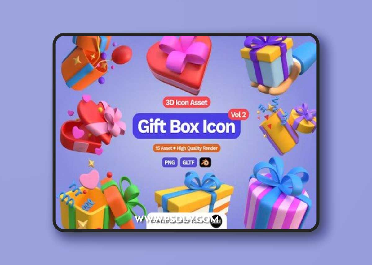 3D Gift Box Vol 2