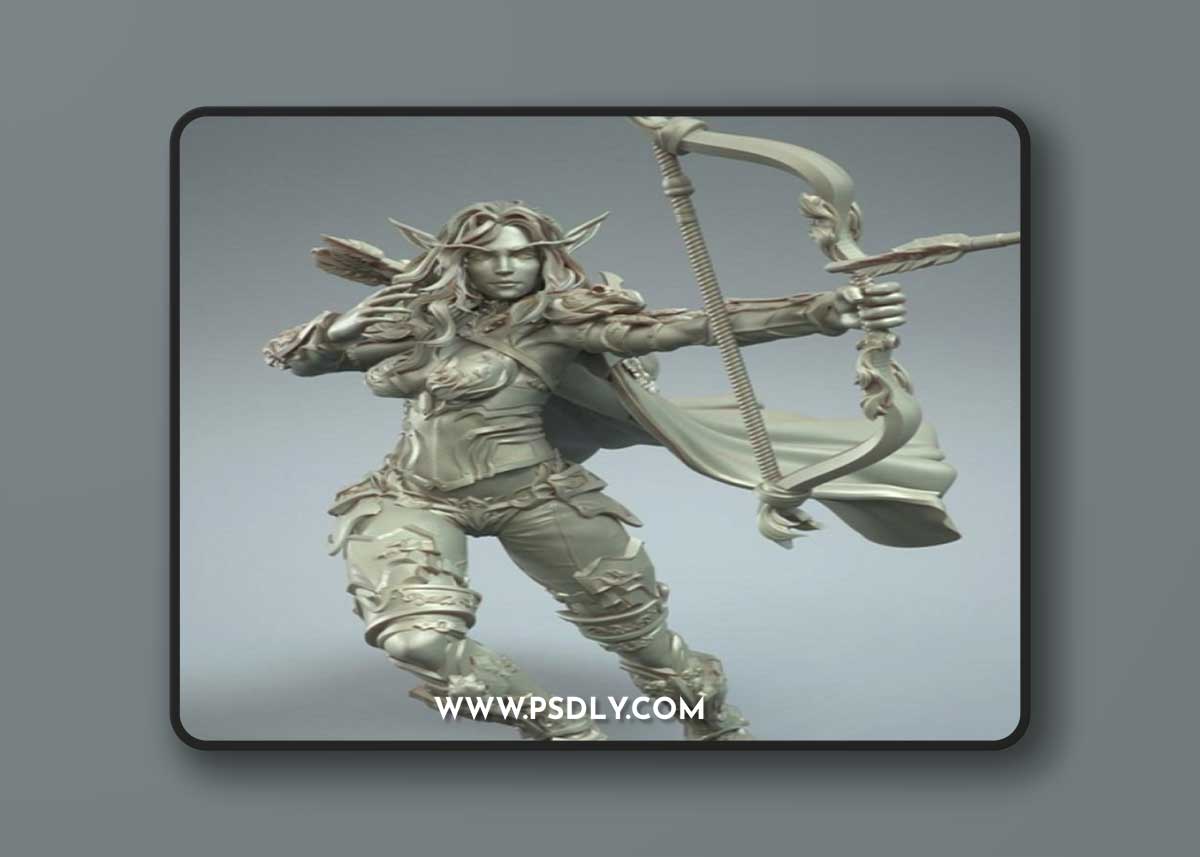 3DArtGuy – Elf Archer 3D Print Model