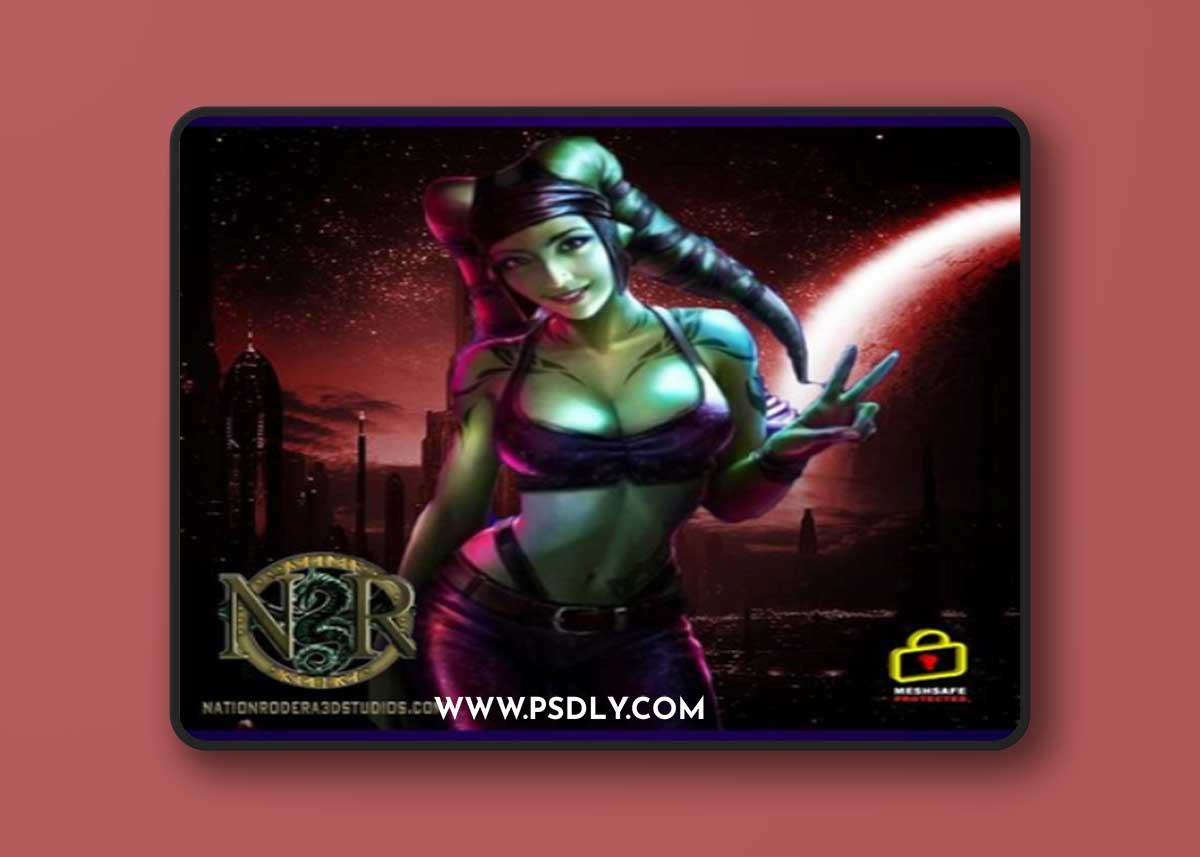 Aayla Secura Star Wars – 3D Print Model