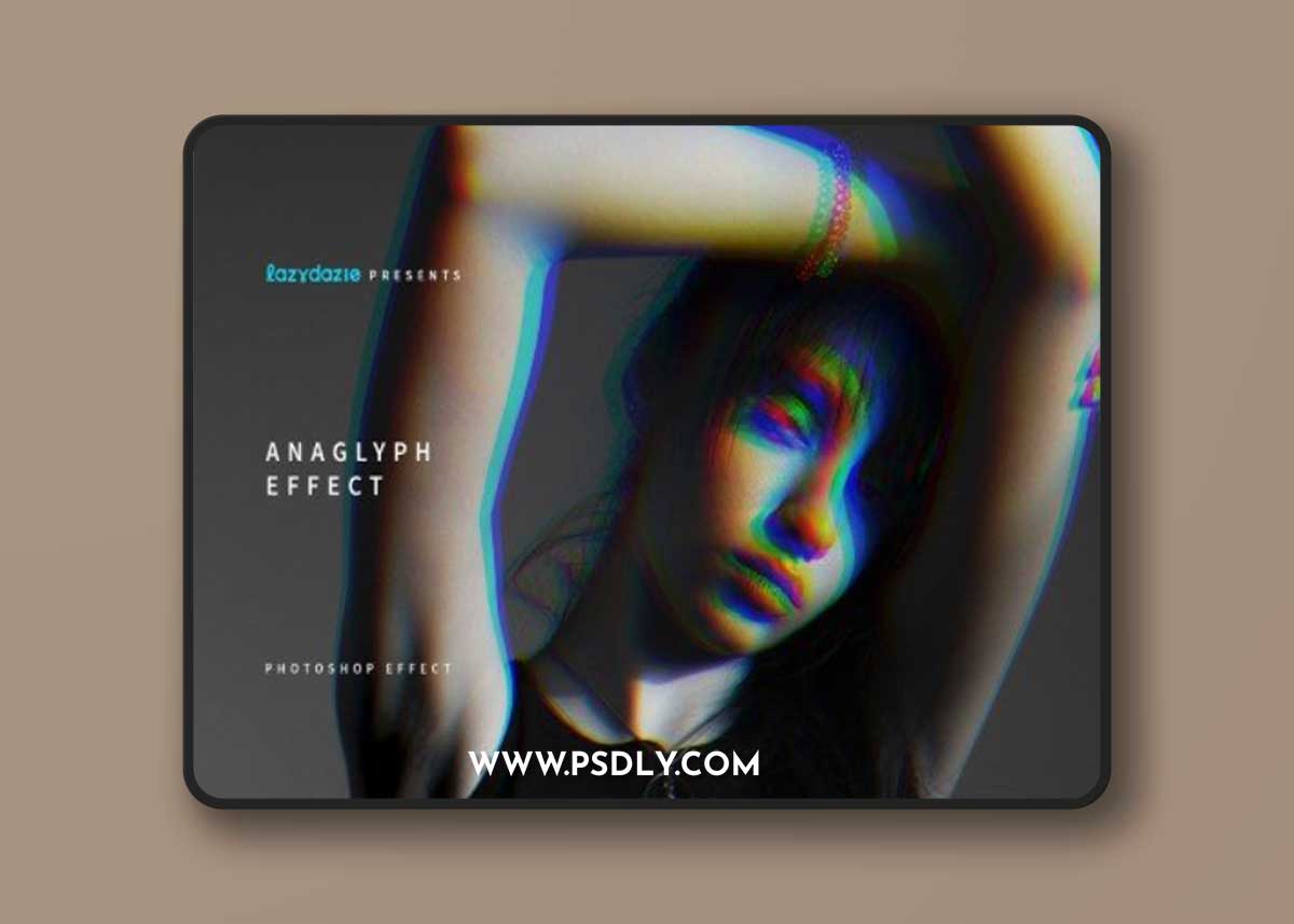 Anaglyph photo effect