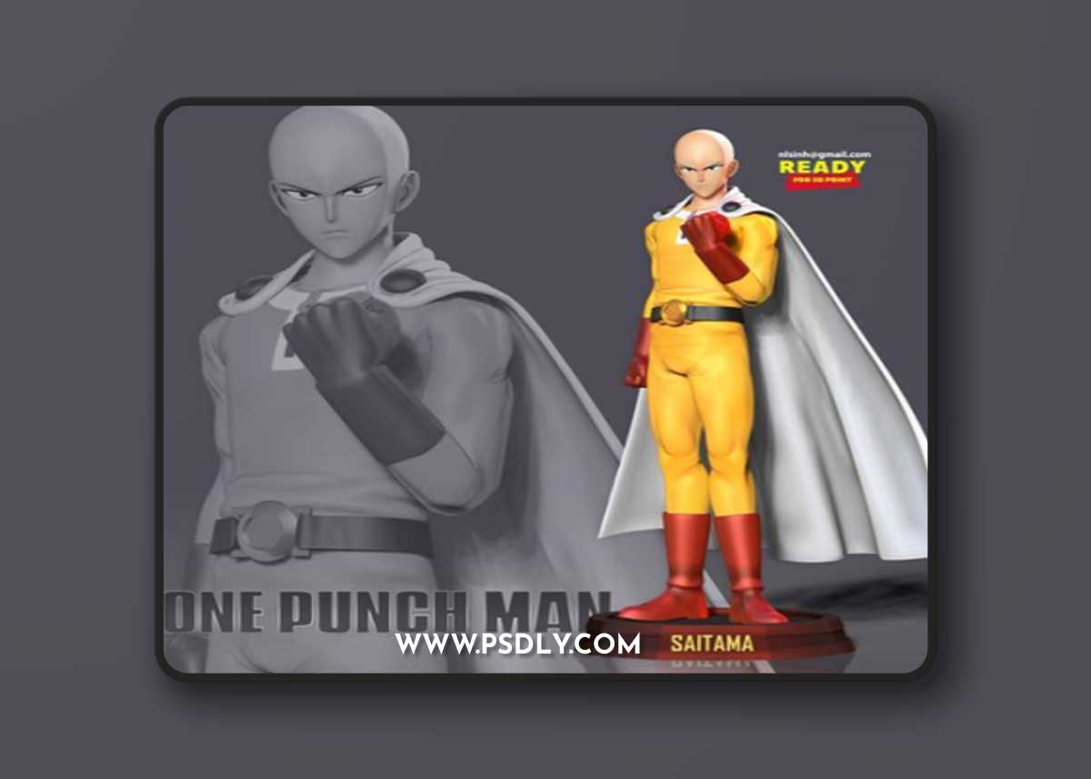 Angry Saitama – 3D Print Model