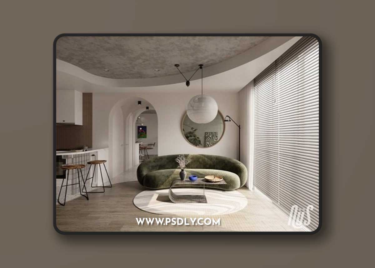 Apartment Interior Scene By Ngoc Pham