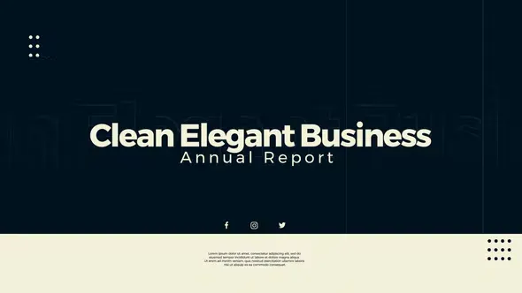 Clean Elegant Business
