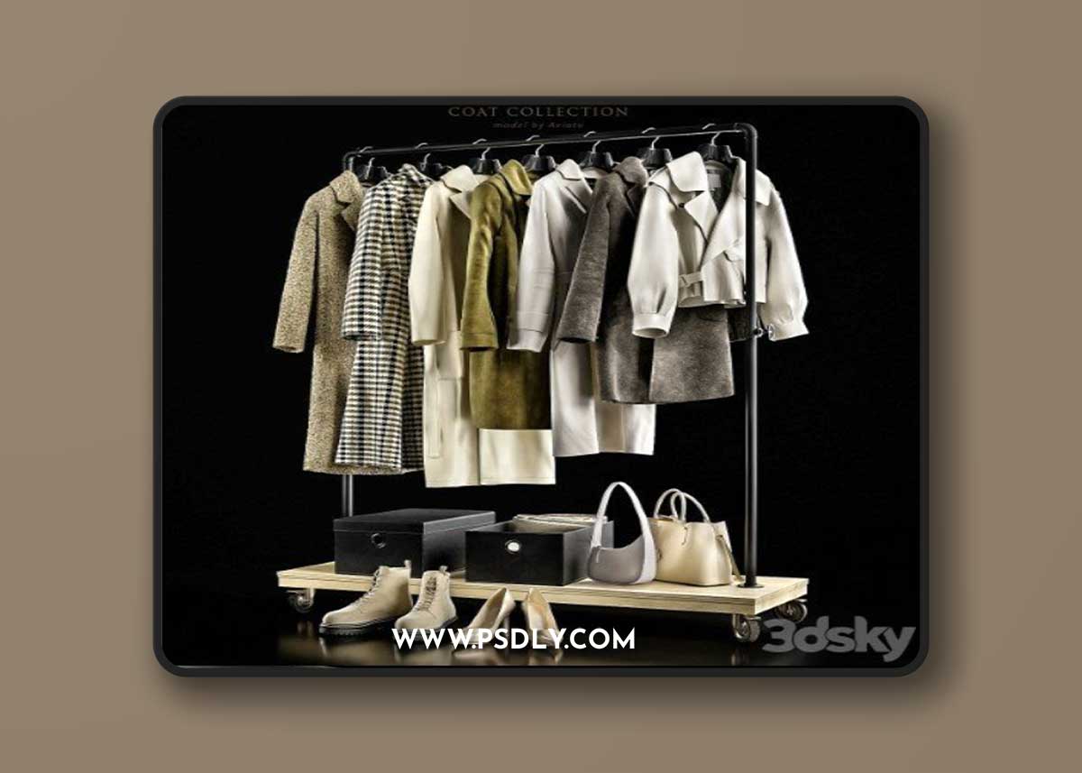 Coat collection Vray+Corona