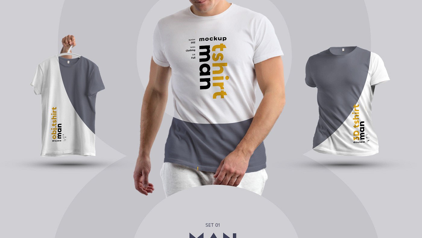 Creative Team December. dsgn - 24 MockUps Mans T-Shirt Bundle