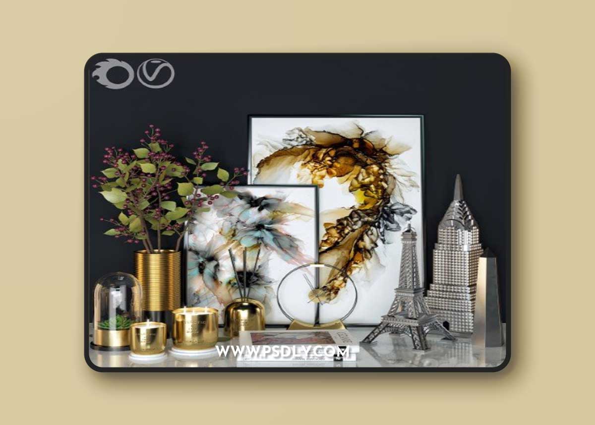 Decorative- set4 Vray+Corona