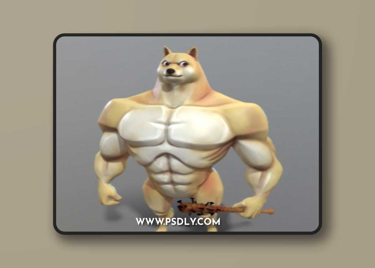 Doge 3D Model