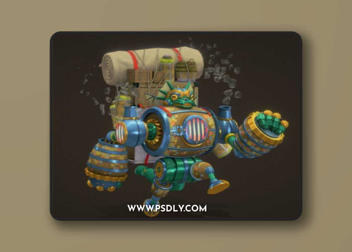 Dragon Robot 3D Model
