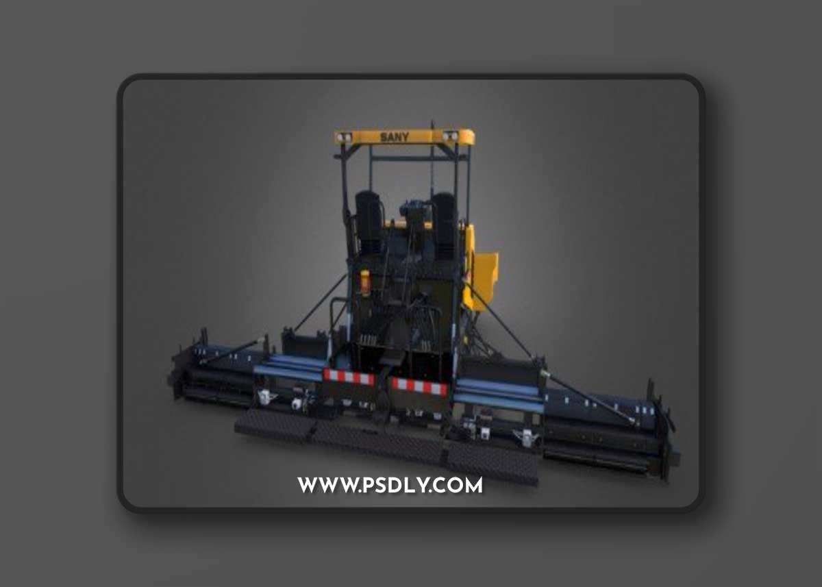 Excavating Machinery 3d model