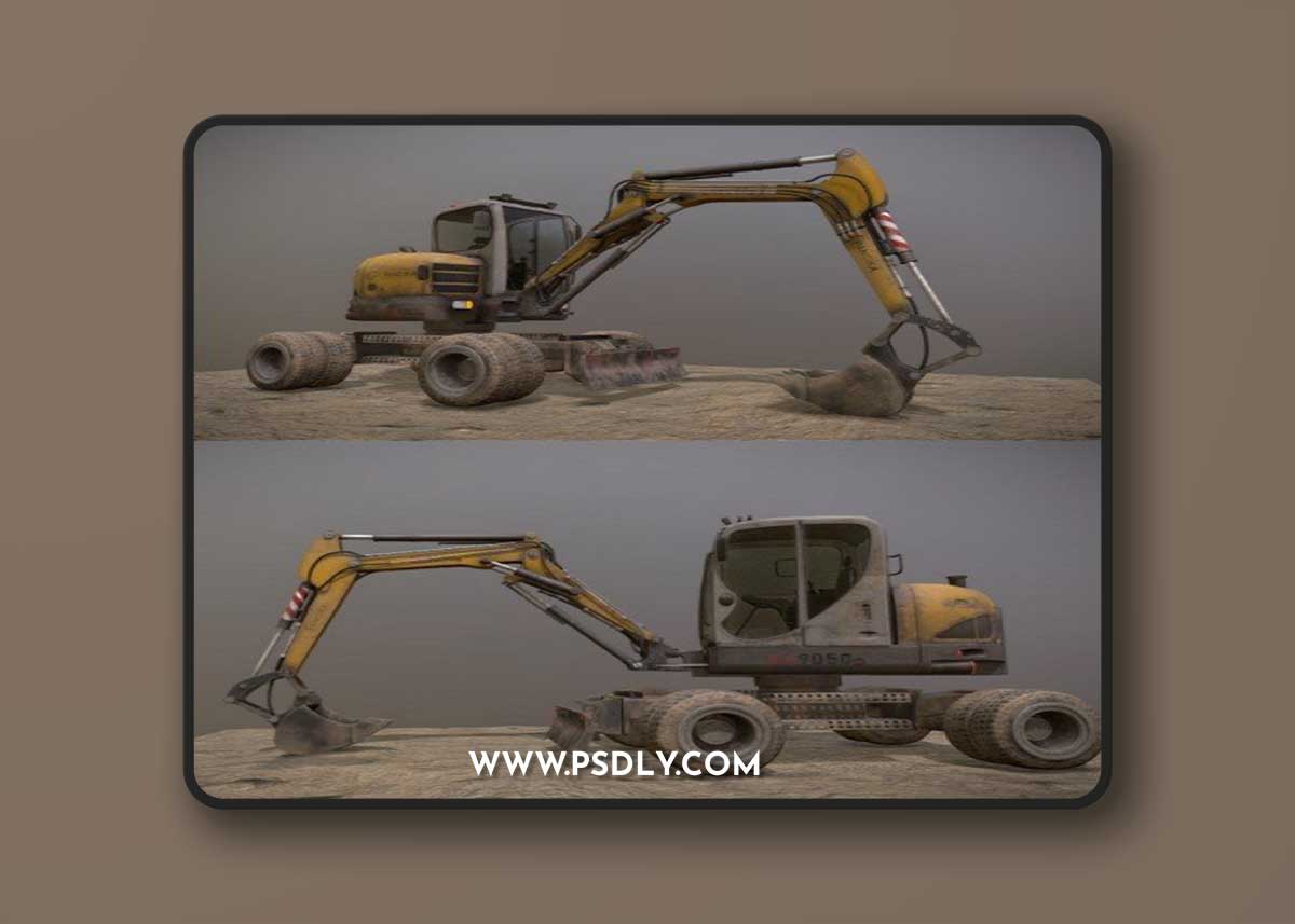 Excavator 3D Model