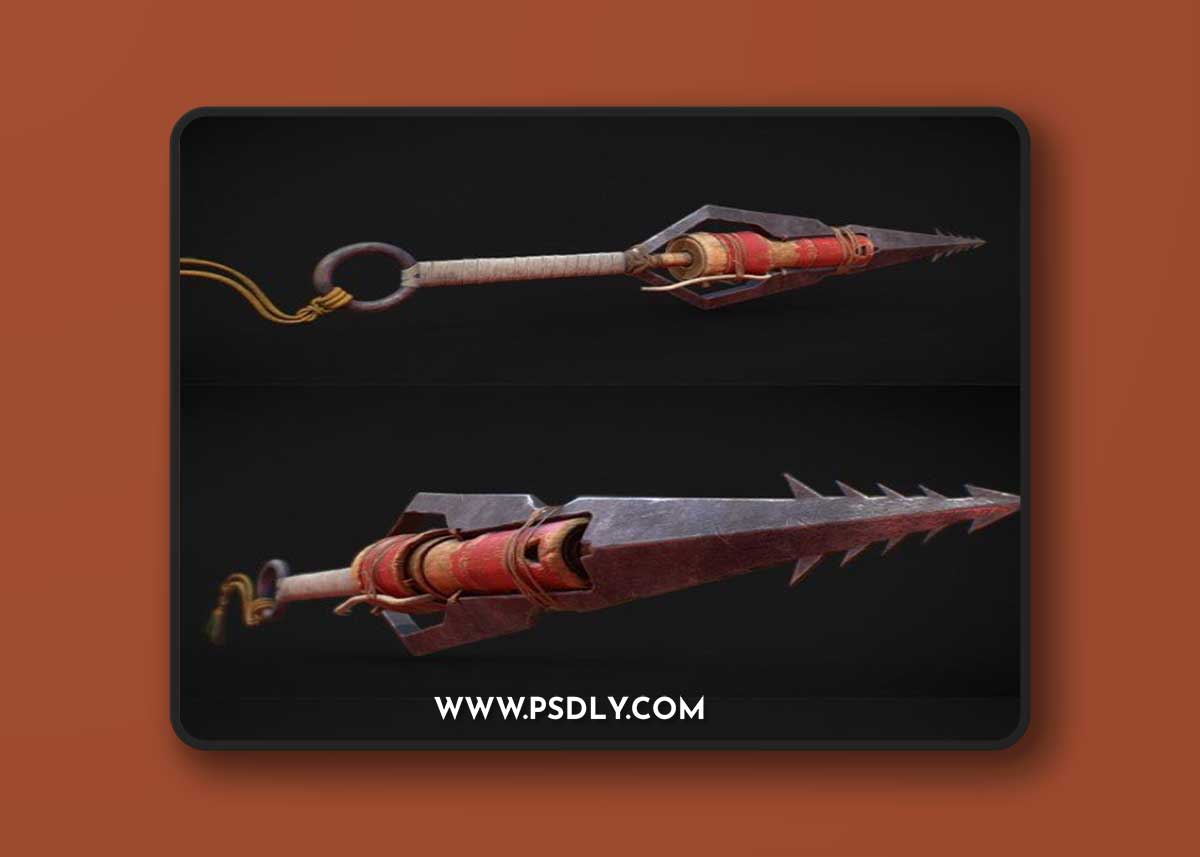 Explosive Kunai 3D model