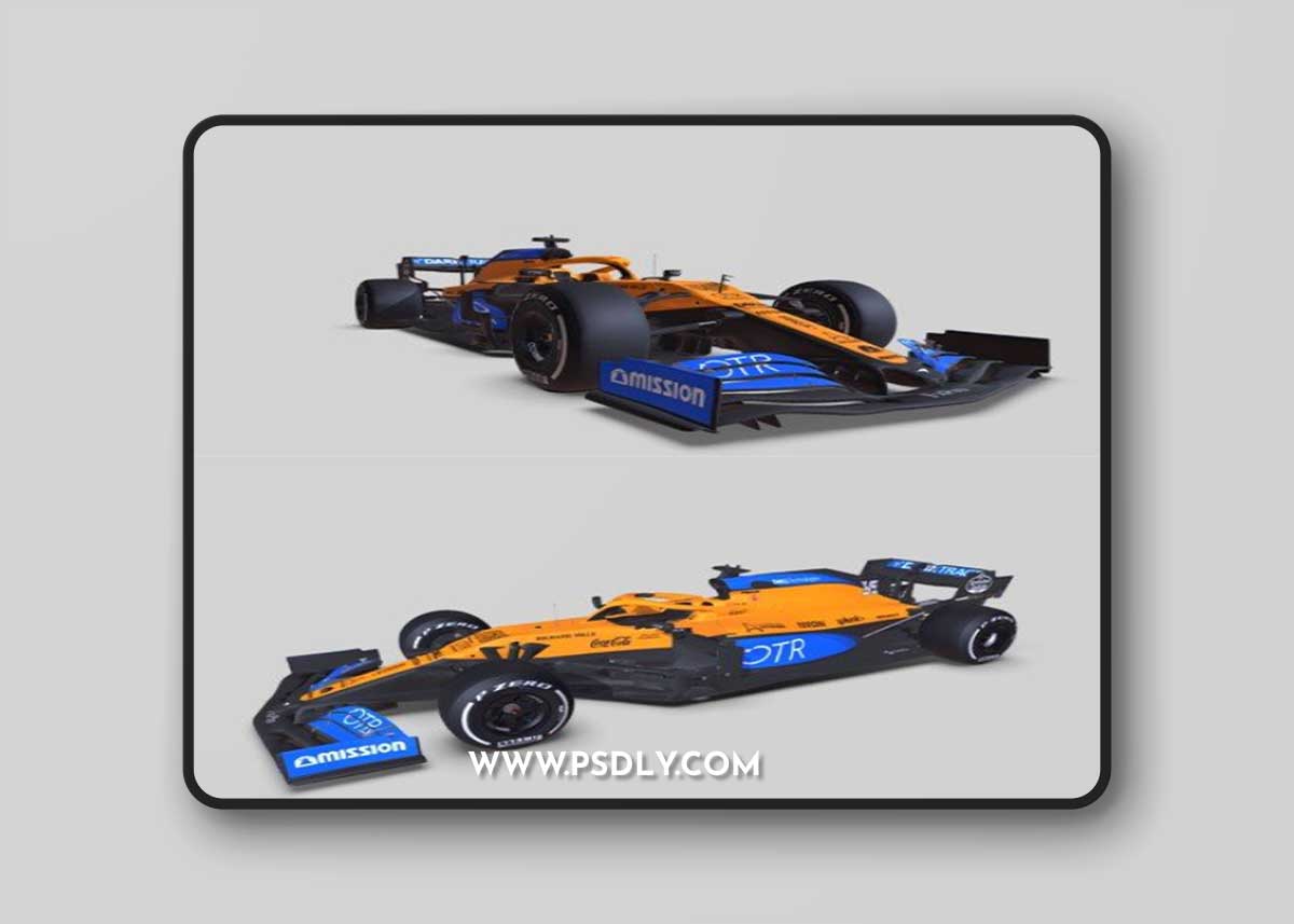 F1 2020 McLaren MCL35 3d model