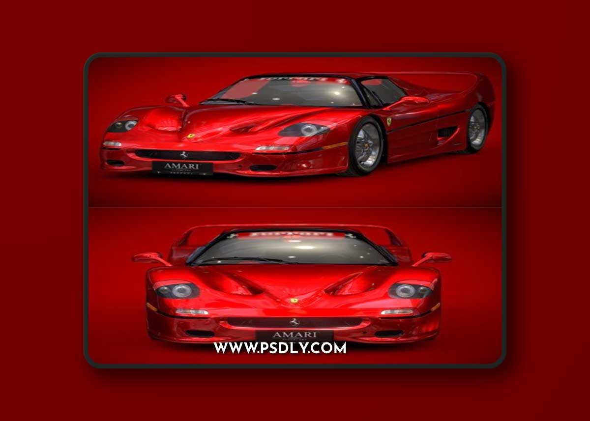 Ferrari F50 1995 3D Model