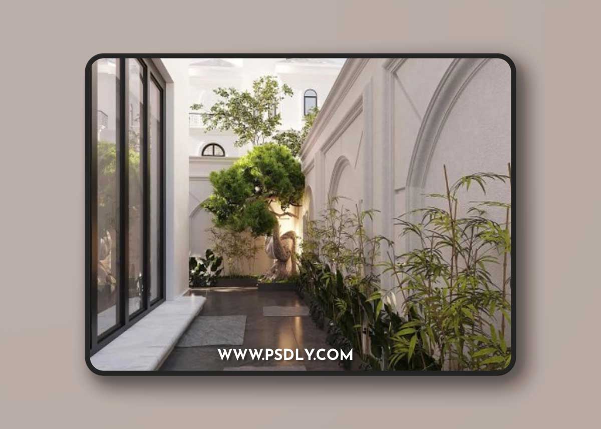 Garden landscape 3D Model