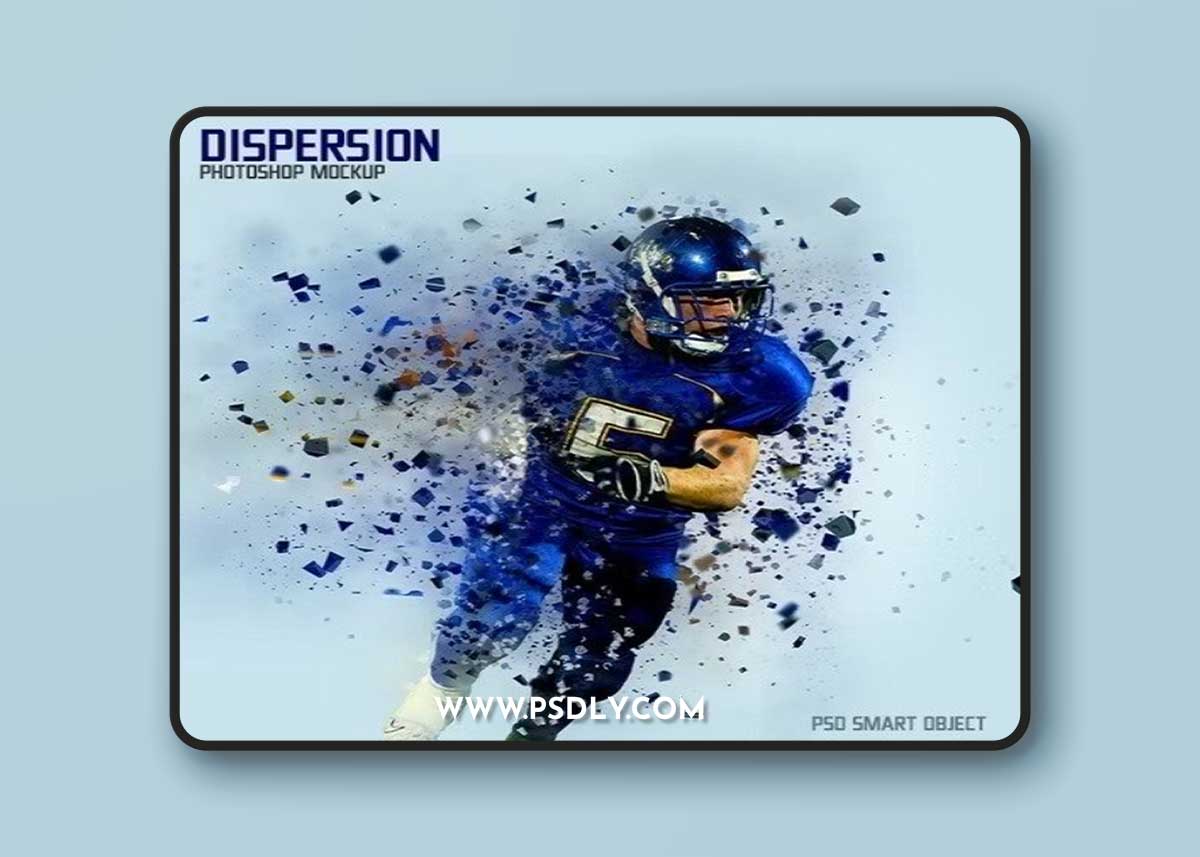 GraphicRiver - 3D Dispersion Photoshop Effect Photoshop Mockup 41049722