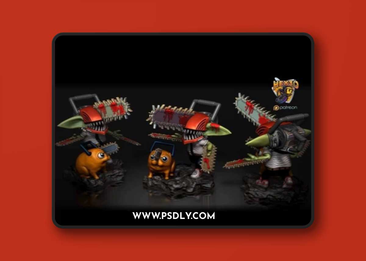 Grogu Chainsaw Man – 3D Print Model