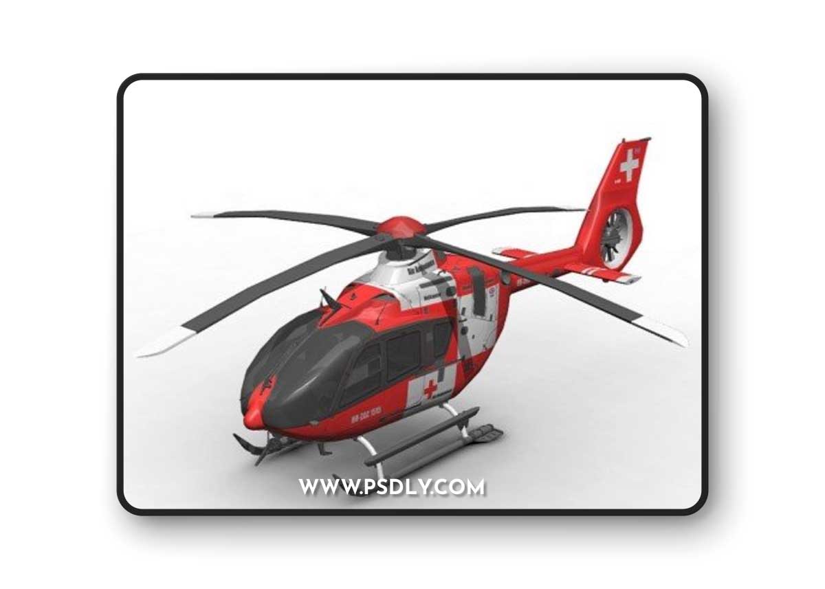 Helicopter Rescue 3D Model