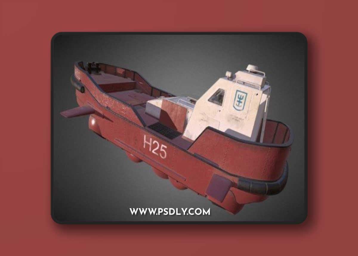 Hoverboat 3D Model