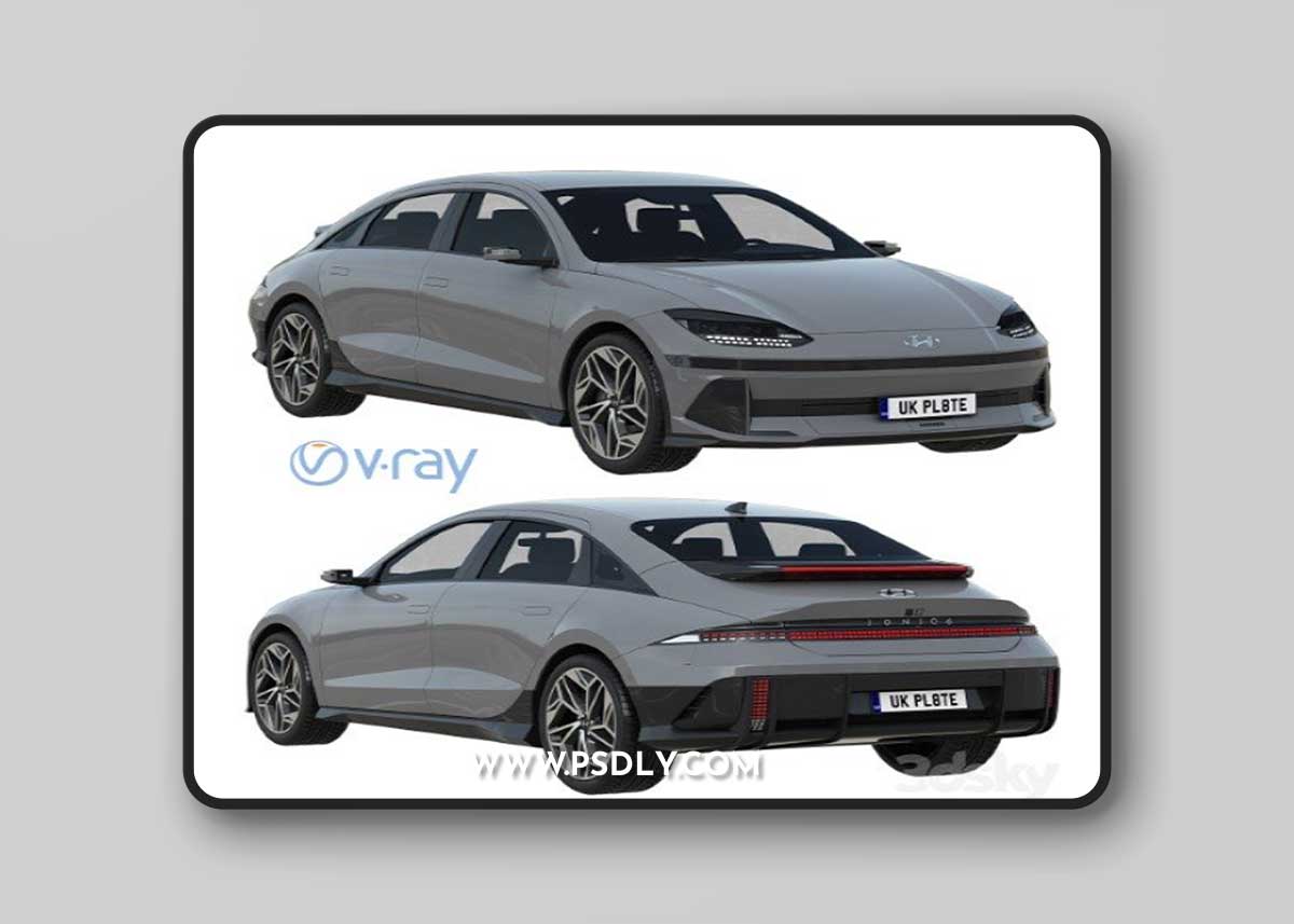 Hyundai Ioniq 6 3D Model