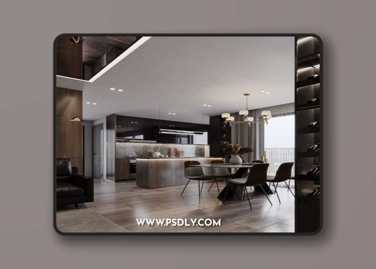 Interior Apartment Scene By Truong Nhung