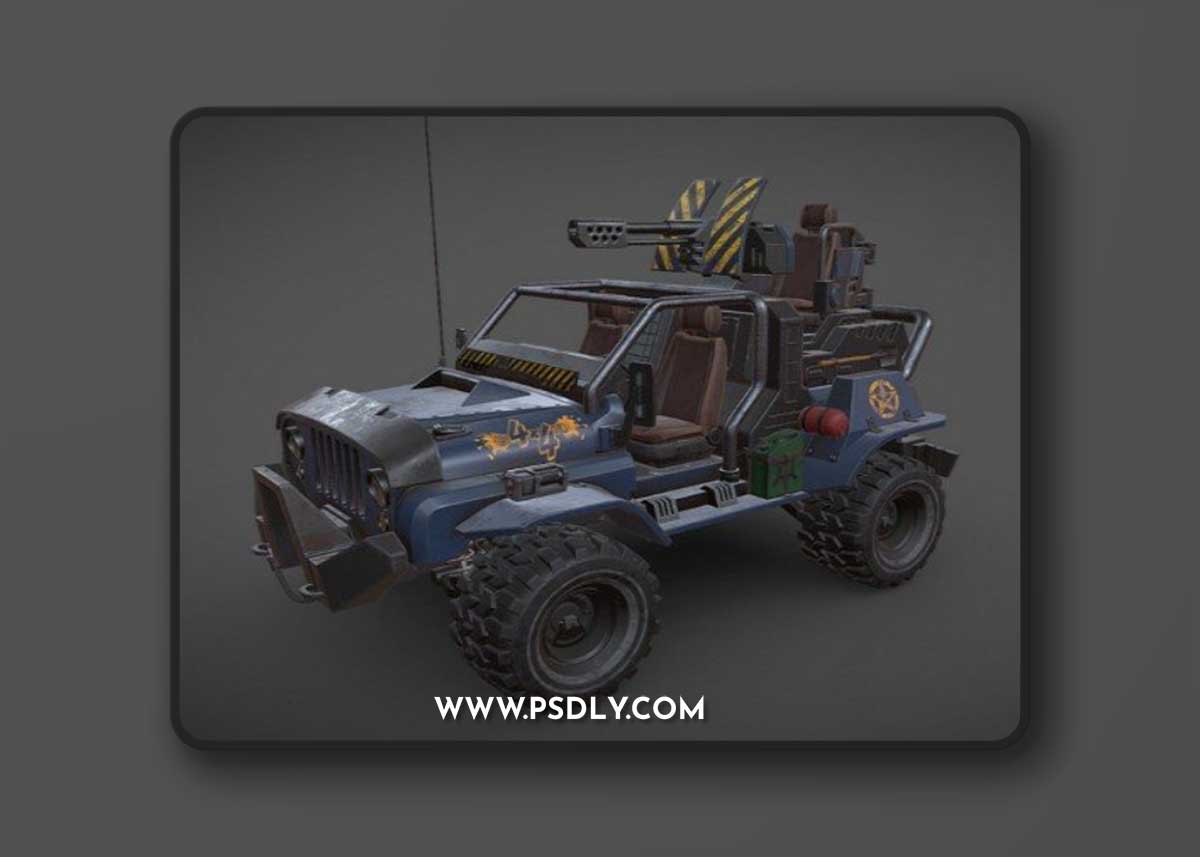 Jeep Game 3D Model
