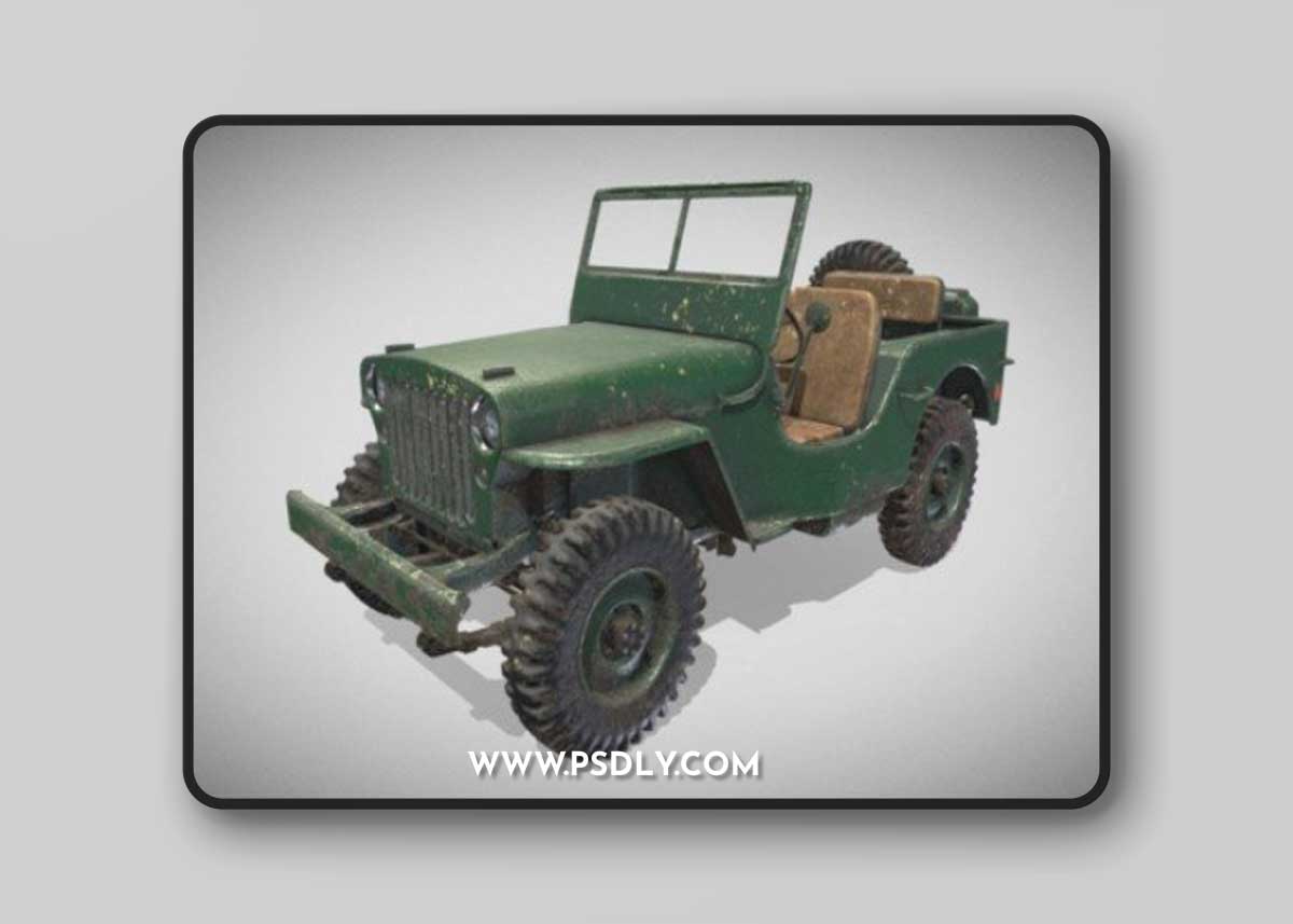 Jeep Willy 3D Model