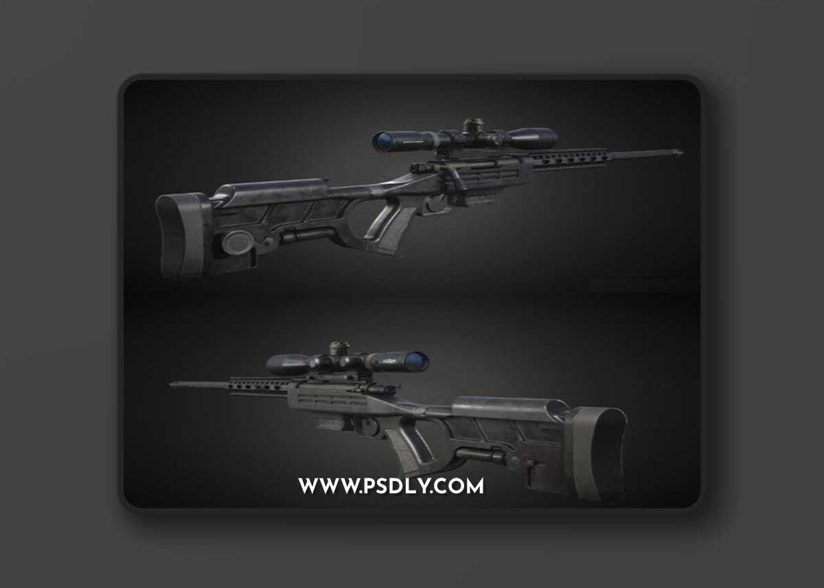 K14 Rifle 3D model
