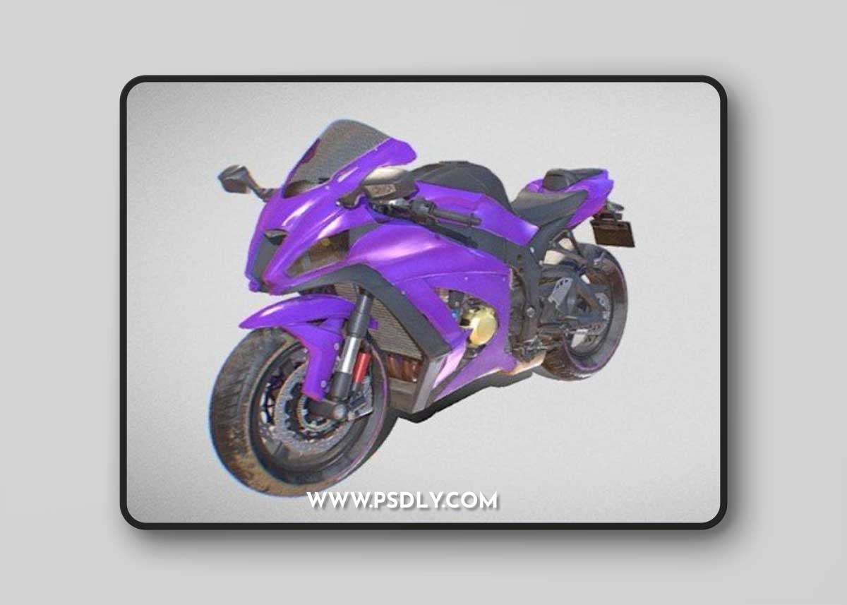 Kawasaki ZX-10R 3D Model