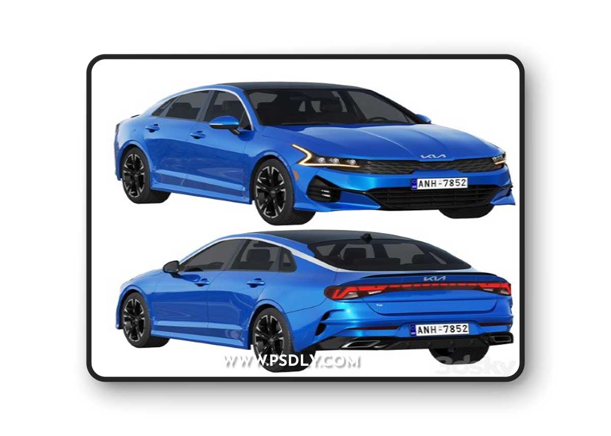 Kia K5 2022 3d model