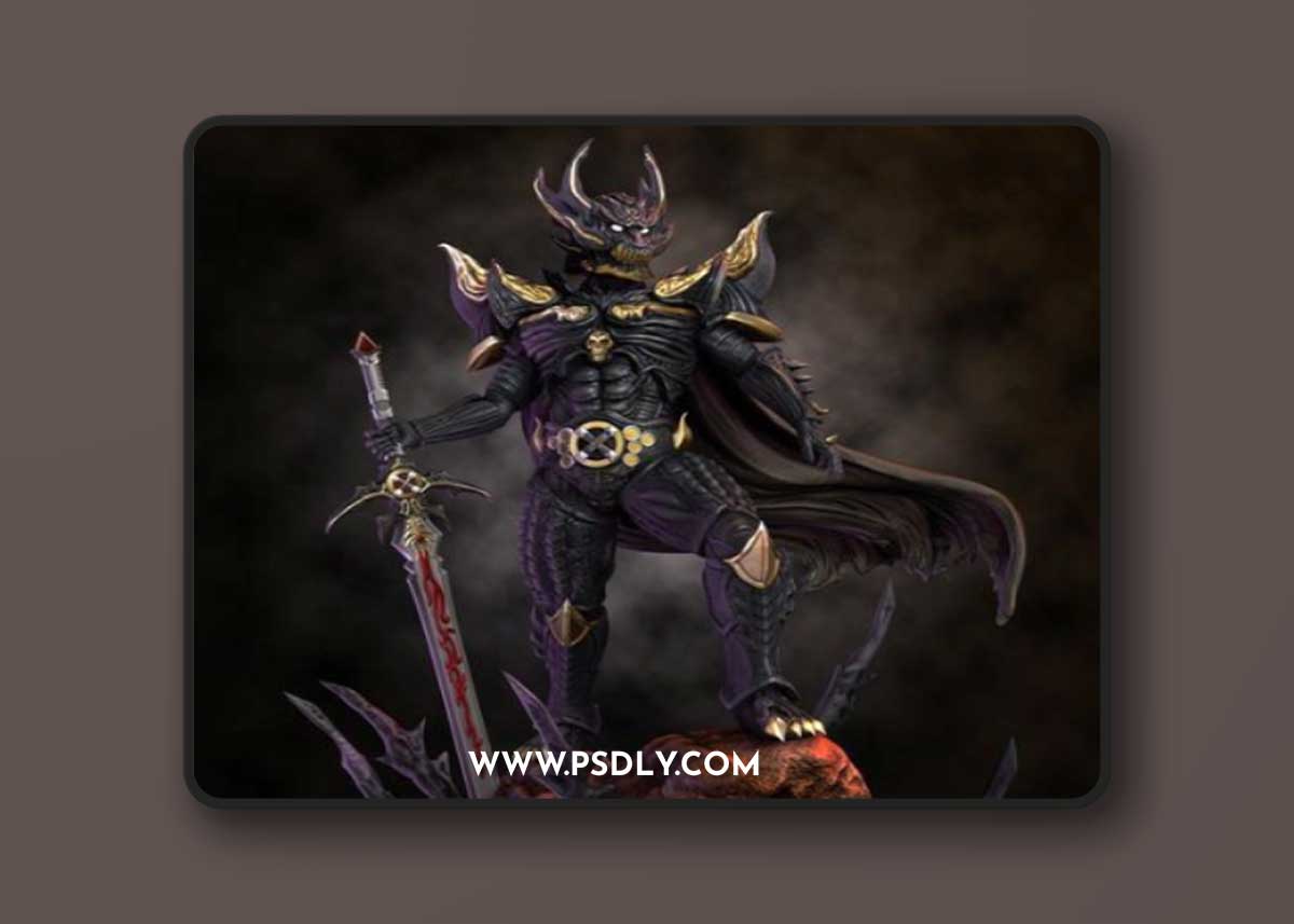 Kiba The Dark Knight – 3D Print Model