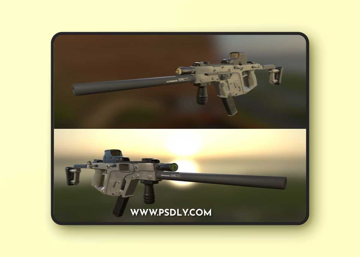 Kriss Vector 3d model