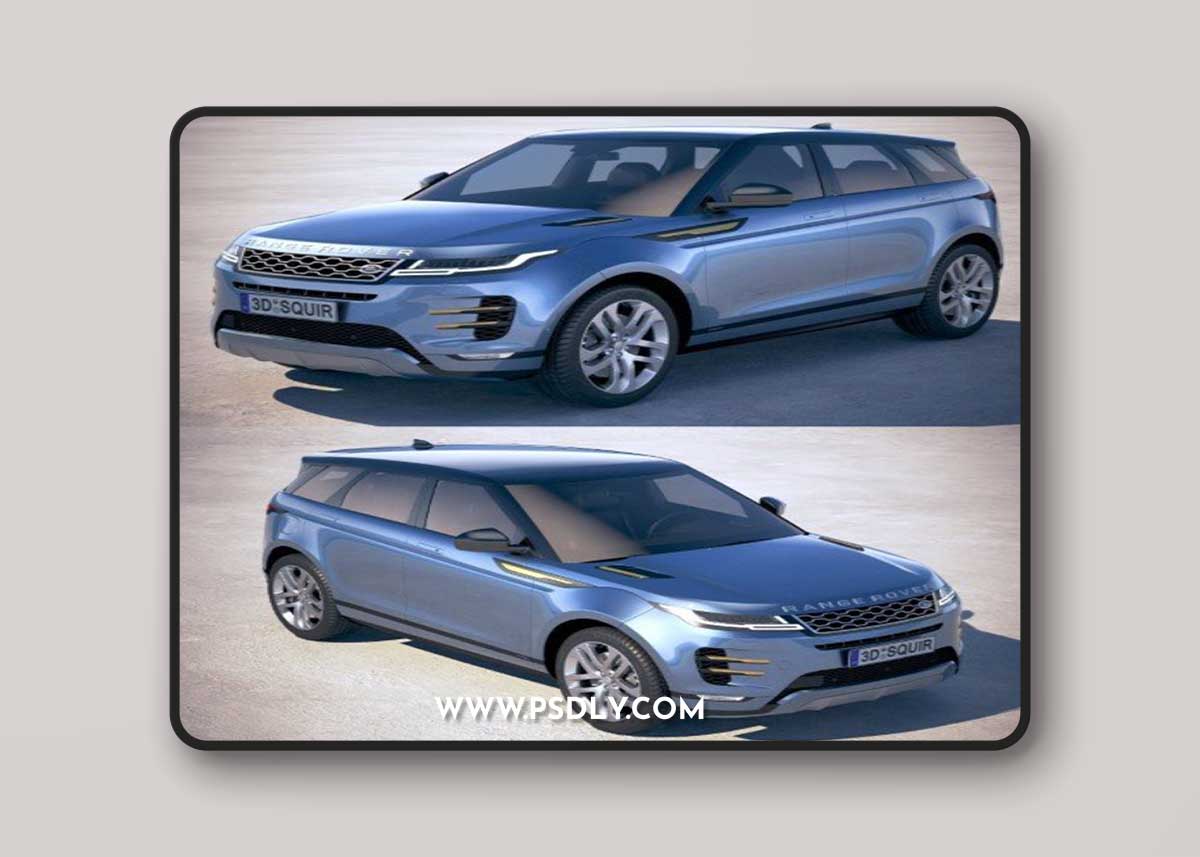 Land Rover Evoque R Dynamic 2020 3d model