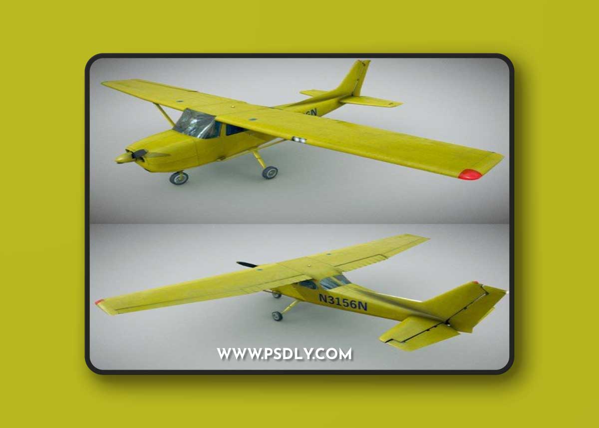 Light Airplane 3D model