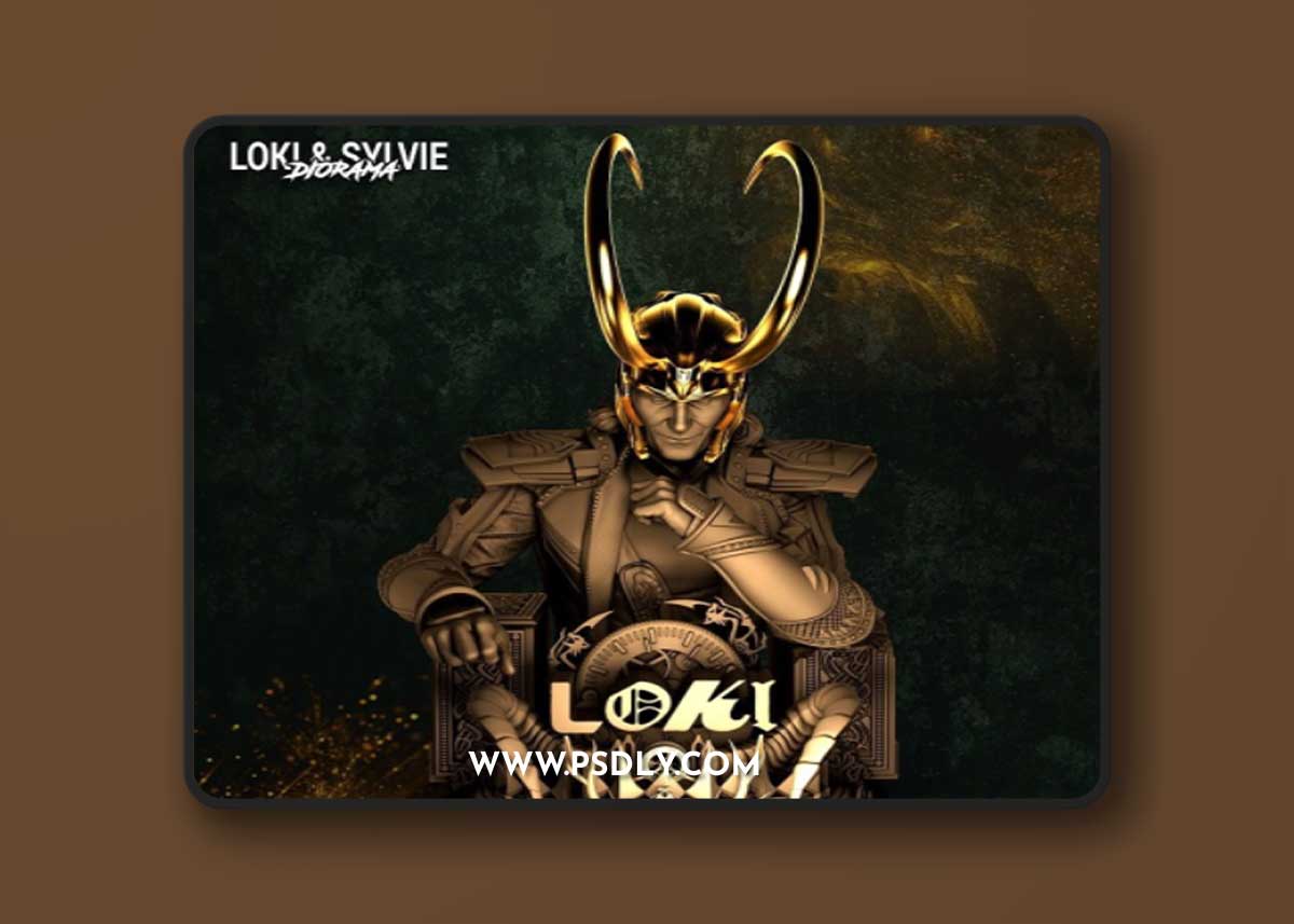 Marvel Loki Bust – 3D Print Model