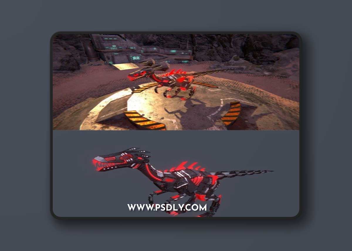 Masiakasaurus (Robot Raptor) 3D Model